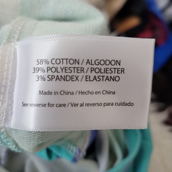 WILDFOX Ladies Sweatshirt & Short Lounge Set Wear Blue Stripe Coord Set Small - Picture 7 of 10